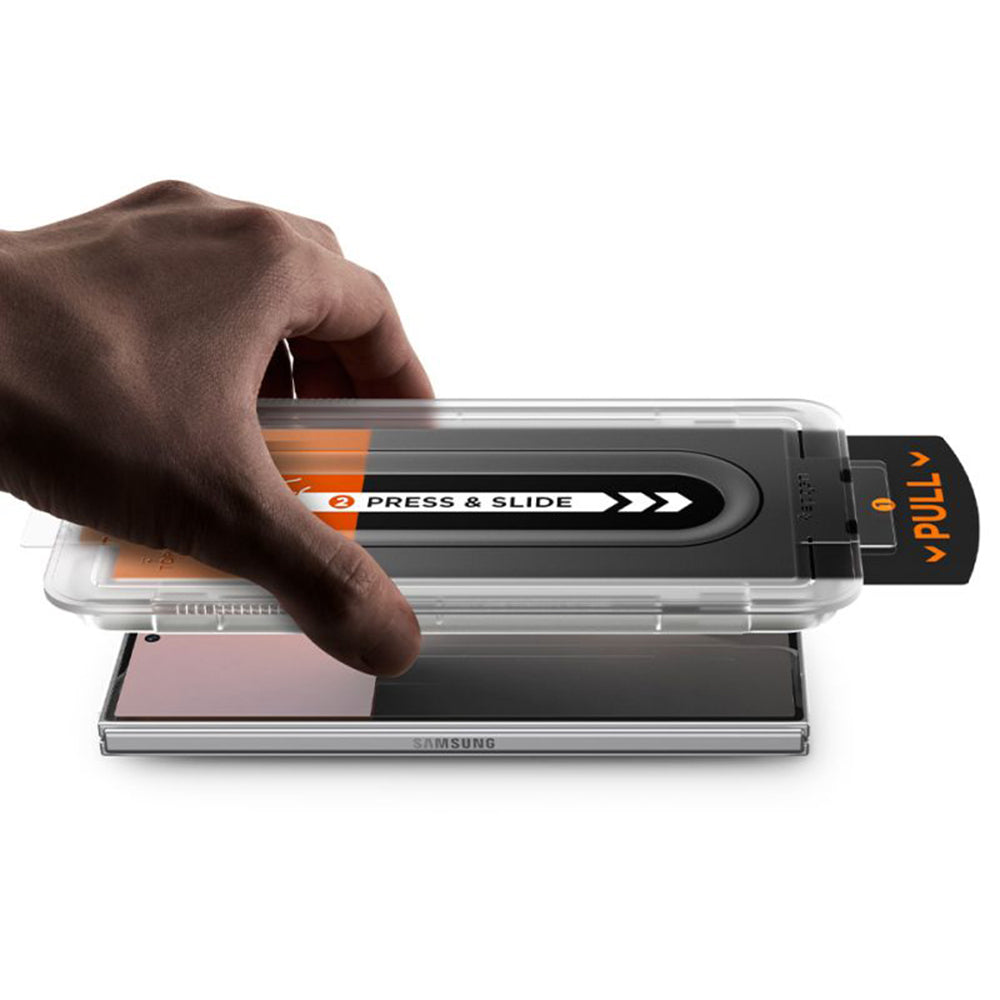Ochranná fólia na vonkajší displej Privacy Spigen GlastR EZ FIT Pro HD pre Samsung Galaxy Z Fold8 Ultra F976, tvrdené sklo, plné lepidlo