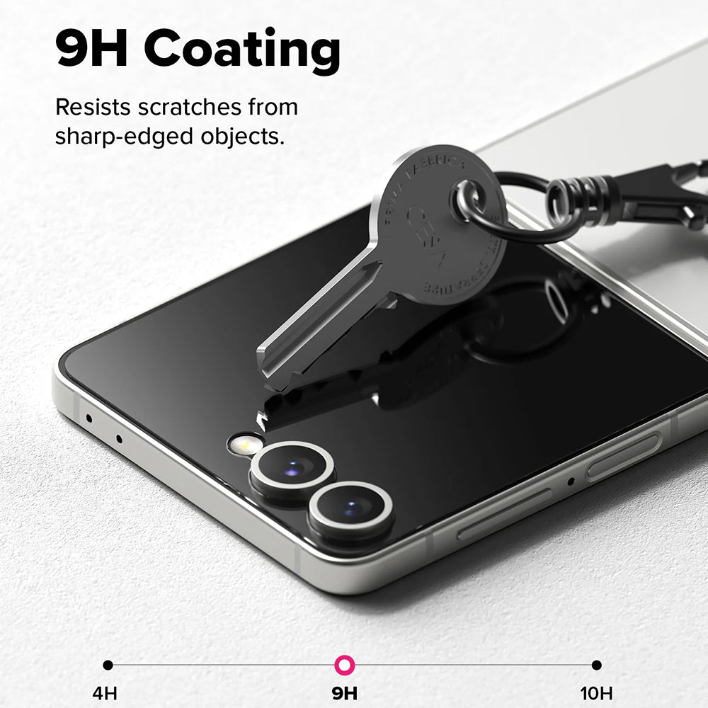 Ochranná fólia na vonkajší displej Ringke Cover pre Samsung Galaxy Z Flip7 F766, tvrdené sklo, plné lepidlo, sada 2 kusy