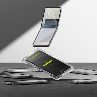 Ochranná fólia Ringke Dual Easy Pro pre vnútorný displej Samsung Galaxy Z Flip7 F766, Plast, Sada 2 kusy