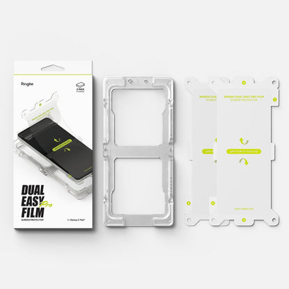 Ochranná fólia Ringke Dual Easy Pro pre vnútorný displej Samsung Galaxy Z Flip7 F766, Plast, Sada 2 kusy
