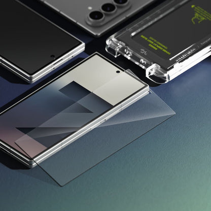 Ochranná fólia Ringke Easy Slide pre vonkajší displej pre Samsung Galaxy Z Fold7 F966, Tvrdené sklo, Plné lepenie, Sada 2 kusy