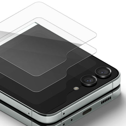 Ochranná fólia Ringke pre vonkajší displej pre Samsung Galaxy Z Flip5 F731, Tvrdené sklo, Full Glue, Sada 2 kusy