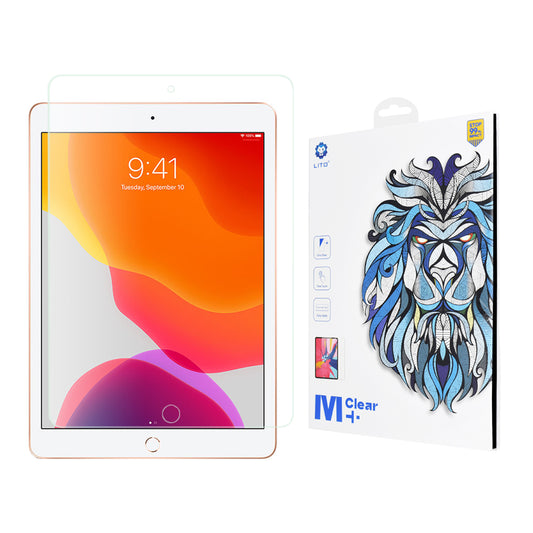 Ochranná fólia na obrazovku Lito Classic pre Apple iPad 10.2 (2021) / 10.2 (2020) / 10.2 (2019), tvrdené sklo, plné lepidlo, 2.5D