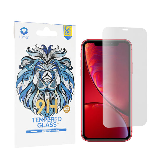 Ochranná fólia na displej Lito Classic pre Apple iPhone 11 / XR, tvrdené sklo, plné lepidlo, 2.5D