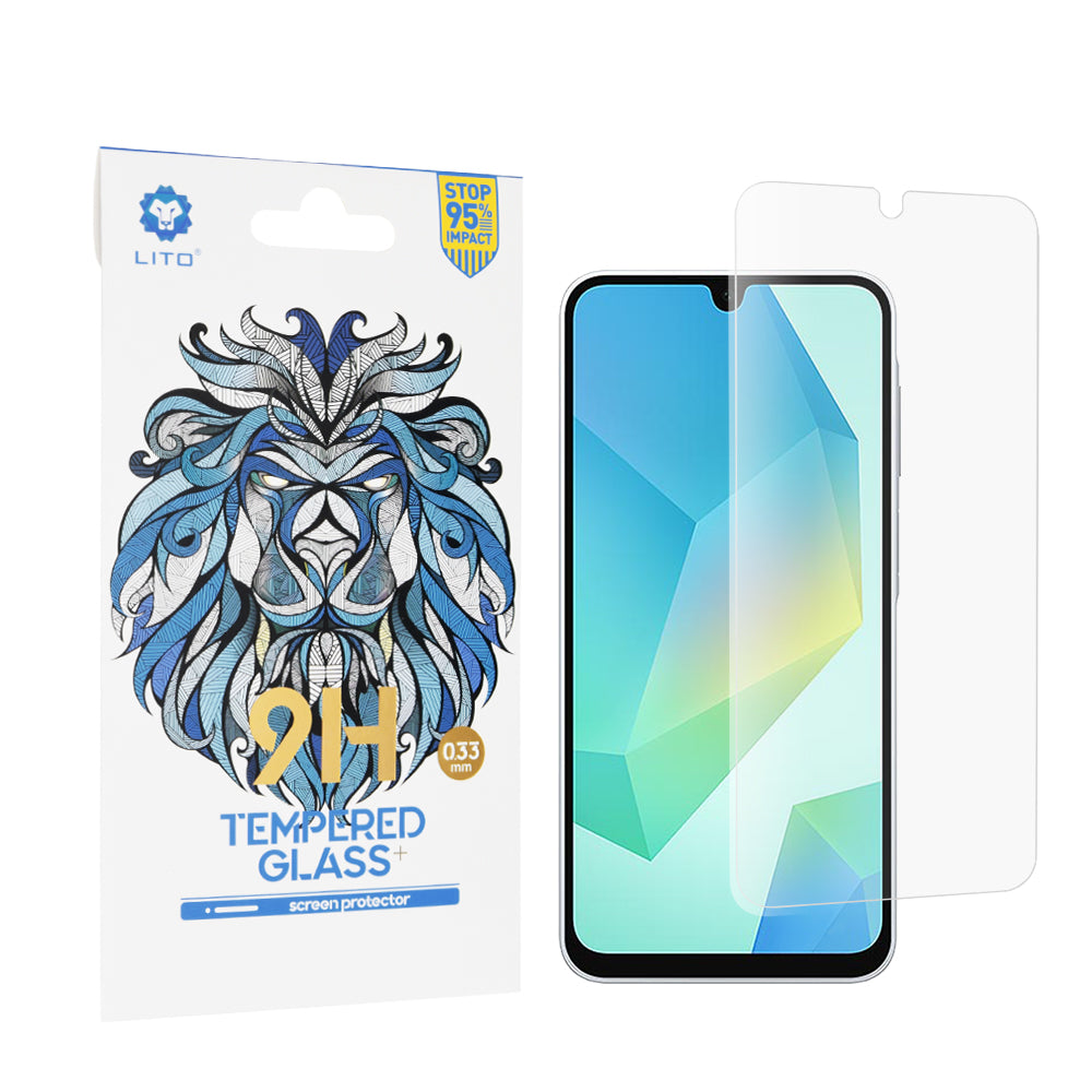 Ochranná fólia na displej Lito Classic pre Samsung Galaxy A16 5G A166 / A16 4G A165, tvrdené sklo, plné lepidlo, 2.5D