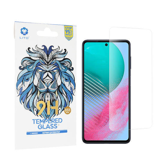 Ochranná fólia na displej Lito Classic pre Samsung Galaxy M54, tvrdené sklo, plné lepidlo, 2,5D