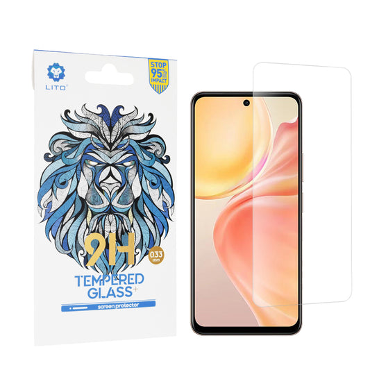 Ochranná fólia na displej Lito Classic pre vivo Y28 4G, tvrdené sklo, plné lepidlo, 2.5D