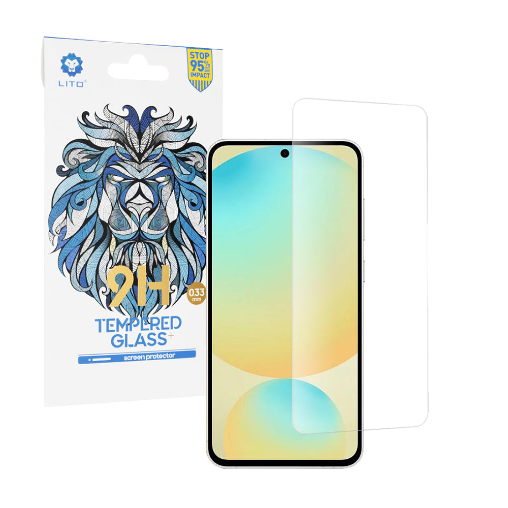 Ochranná fólia na displej Lito Classic Ultra Thin pre Samsung Galaxy S24 FE S721, tvrdené sklo, plné lepidlo, 2.5D