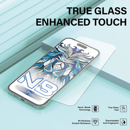 Ochranná fólia Lito NB na displej pre Apple iPhone 17 Air, Tvrdené sklo, Full Glue, Čierna