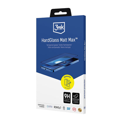 Ochranná fólia Matte 3MK Max pre Samsung Galaxy S26 Plus S947, Tvrdené sklo, Full Glue, Čierna