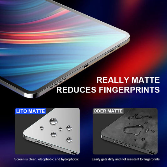 Matná ochranná fólia na displej Lito Classic pre Apple iPad Pro 11 (2024), tvrdené sklo, plné lepenie, 2,5D