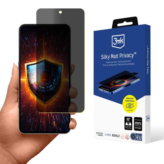 Ochranná fólia na displej Matte Privacy 3MK Silky pre Nothing Phone (3a) / Phone (3a) Pro, plastová
