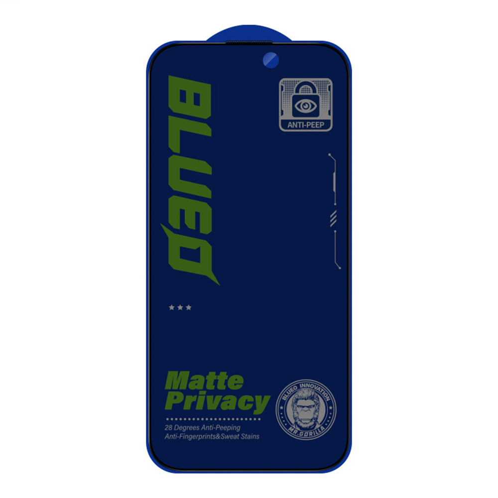 Matná ochranná fólia na displej Blueo Privacy Anti-Peep pre Apple iPhone 14 Pro, tvrdené sklo, plné lepidlo