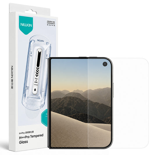 Ochranné sklo na vonkajšiu obrazovku Nillkin H+ Pro s aplikátorom pre Apple iPhone Duo, tvrdené sklo, celoplošné lepenie