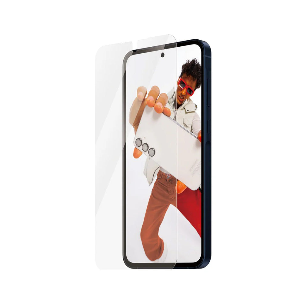 Ochranná fólia na displej PanzerGlass Safe. Ultra-Wide Fit EasyAligner pre Samsung Galaxy A56 A566, Kalené sklo, Full Glue