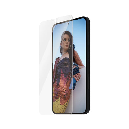 Ochranná fólia na displej PanzerGlass Safe. Ultra-Wide Fit EasyAligner pre Samsung Galaxy S25+ S936 / S24+ S926, Kalené sklo, Full Glue