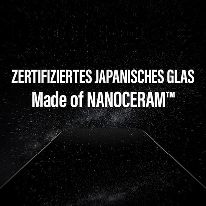 Ochranná fólia na displej PanzerGlass Ultra-Wide Ceramic II EasyAligner pre Apple iPhone 17 Pro Max, Kalené sklo, Full Glue, Čierna
