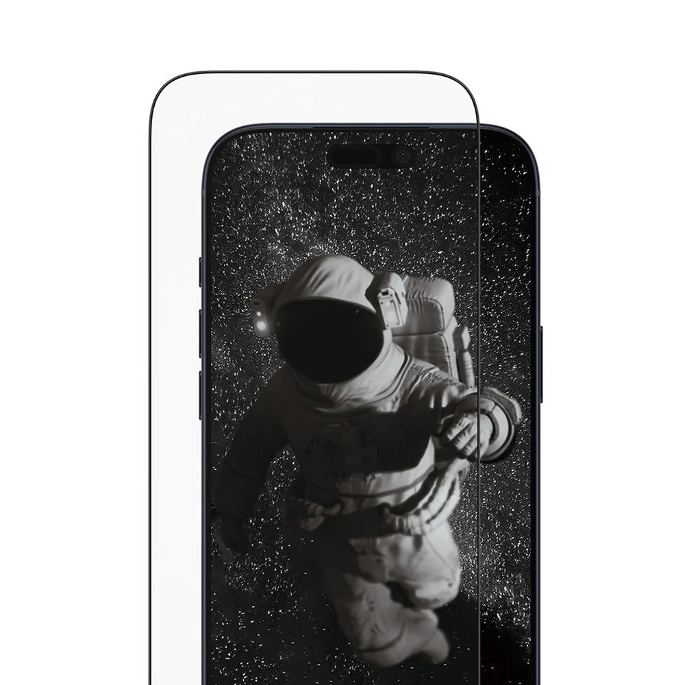 Ochranná fólia na displej PanzerGlass Ultra-Wide Ceramic II EasyAligner pre Apple iPhone 17 Pro Max, Kalené sklo, Full Glue, Čierna