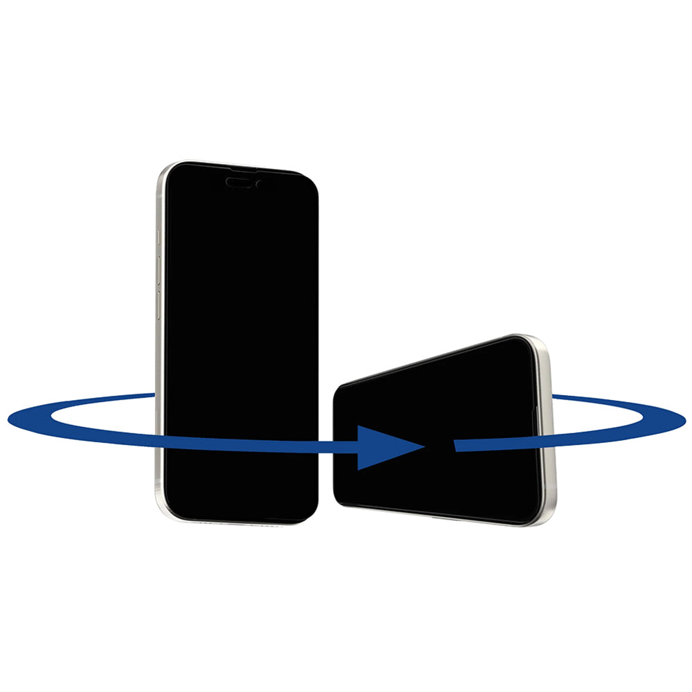 Ochranná fólia na displej Privacy Anank 1X Reinforced 360 pre Apple iPhone 15 Pro Max, tvrdené sklo, plné lepidlo, 2.5D