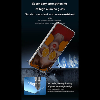 Ochranná fólia na displej Privacy Anank 3X Reinforced pre Apple iPhone 14 Pro Max, bezpečnostné sklo, plné lepidlo, 2.5D