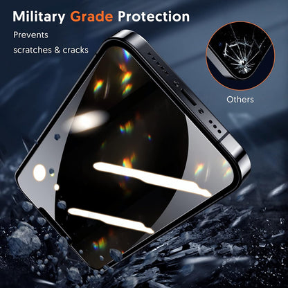 Ochranná fólia na displej Privacy Blueo Anti-Peep pre Apple iPhone 12 Pro Max, Tvrdené sklo, Full Glue