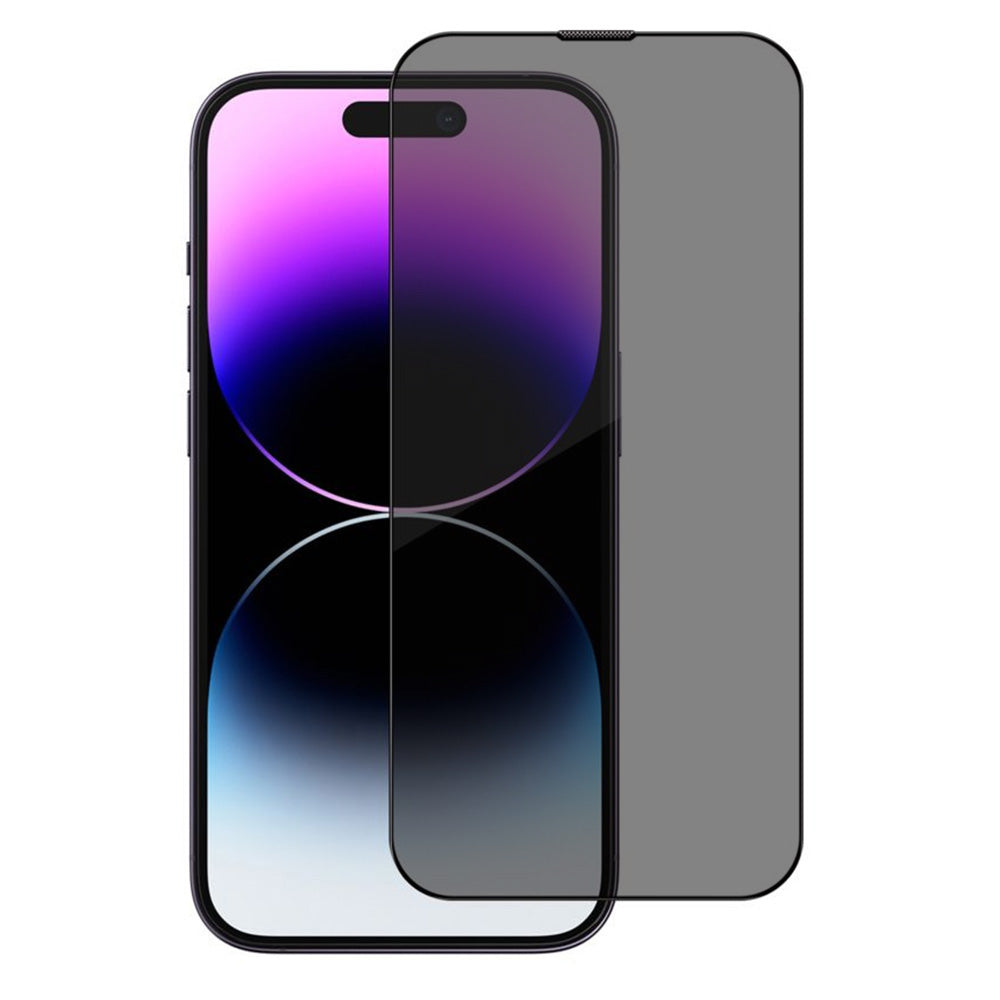 Ochranná fólia na displej Privacy Blueo Sapphire Applicator Pro pre Apple iPhone 17 Pro / 17 / 16 Pro, Kalené sklo, Full Glue