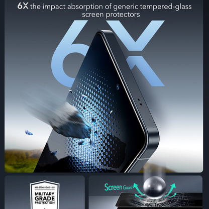 Ochranná fólia Ecran Privacy ESR Armorite pre Samsung Galaxy S26 Ultra, Kalené sklo, Full Glue