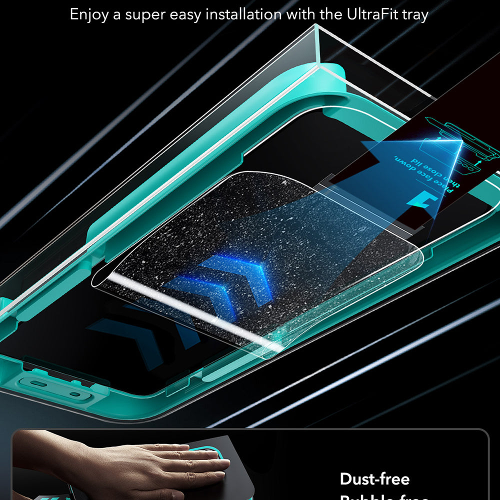 Ochranná fólia Ecran Privacy ESR Armorite pre Samsung Galaxy S26 Ultra, Kalené sklo, Full Glue