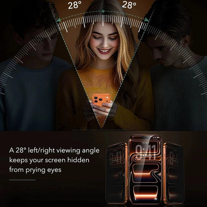 Ochranná fólia na displej Privacy ESR Armorite Pro UltraFit pre Apple iPhone 18 Pro Max, tvrdené sklo, plné lepidlo, sada 3 kusov