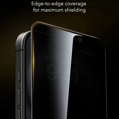 Ochranná fólia Ecran Privacy ESR UltraFit Armorite Pro pre Apple iPhone 17 Pro Max, Kalené sklo, Full Glue, Sada 3 kusy