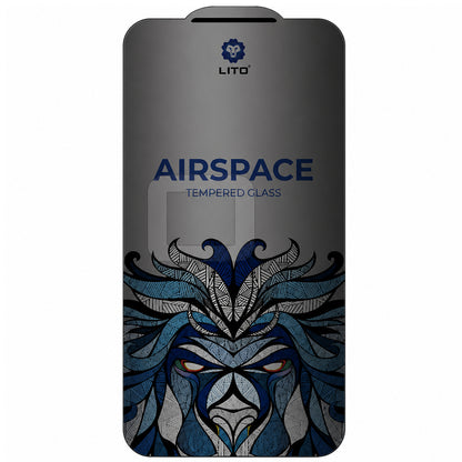 Ochranná fólia na displej Privacy Lito Airspace Border pre Apple iPhone 18 Pro / 17 Pro, tvrdené sklo, plné lepenie