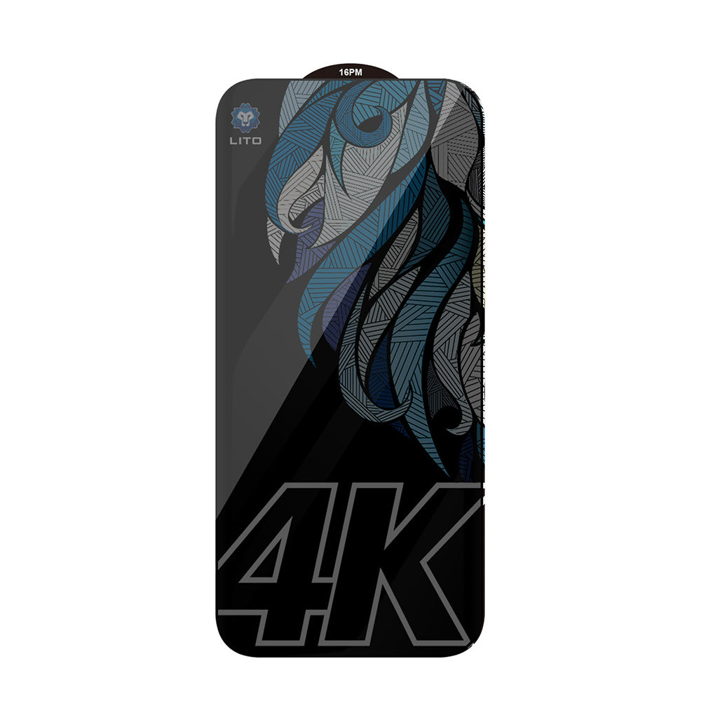Ochranná fólia Privacy Lito D+ Max 4K pre Apple iPhone 17 Pro, Tvrdené sklo, Full Glue