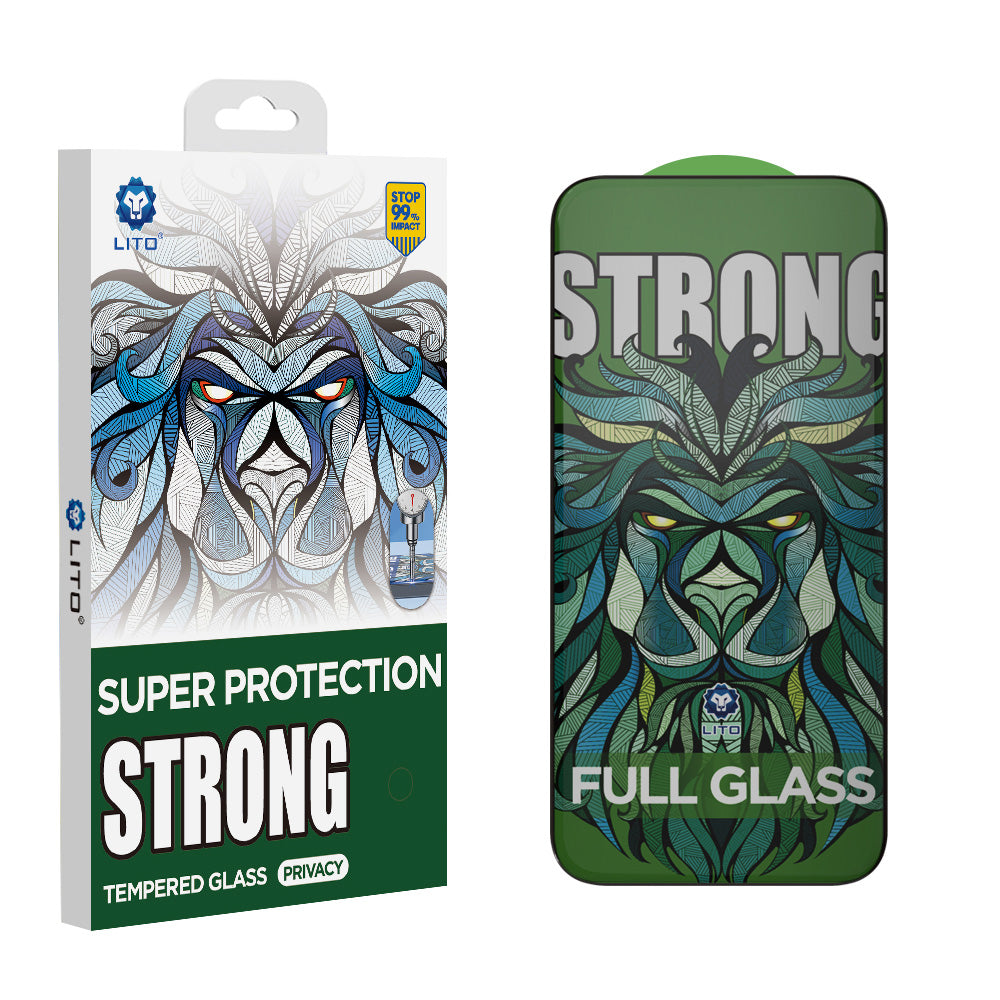 Ochranná fólia na obrazovku Privacy Lito D+ Max Strong pre Apple iPhone 17 Air, Kalené sklo, Full Glue