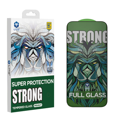 Ochranná fólia na obrazovku Privacy Lito D+ Max Strong pre Apple iPhone 17 Air, Kalené sklo, Full Glue