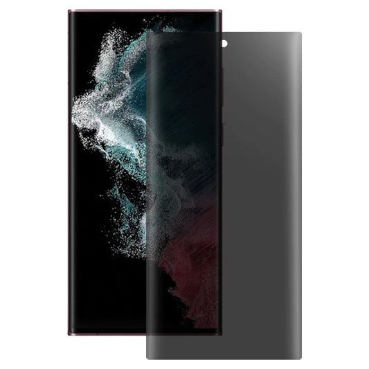 Ochranná fólia na displej Privacy Lito pre Samsung Galaxy S22 Ultra 5G S908, tvrdené sklo, UV lepidlo, 3D