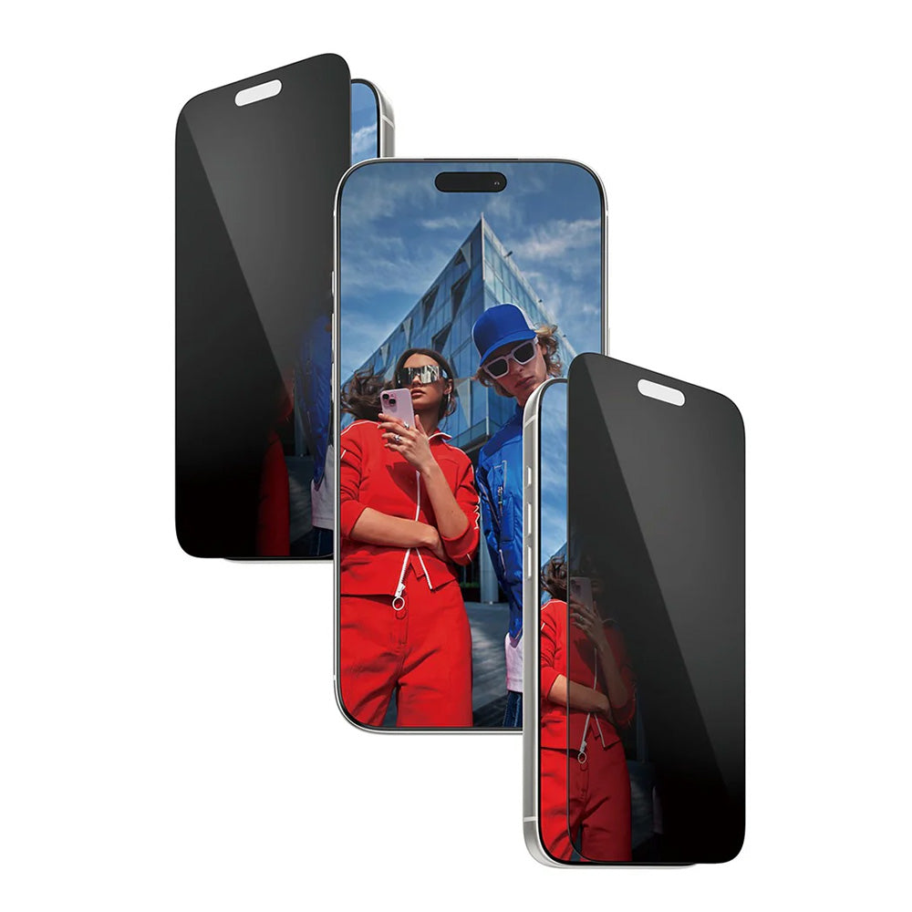 Ochranná fólia na displej Privacy PanzerGlass Ultra-Wide Fit 2-Way EasyAligner pre Apple iPhone 17 Pro Max, Kalené sklo, Full Glue
