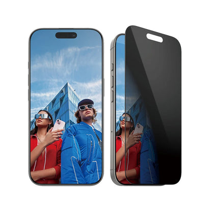 Ochranná fólia na displej Privacy PanzerGlass Ultra-Wide Fit EasyAligner pre Apple iPhone 16 Pro, Kalené sklo, Full Glue