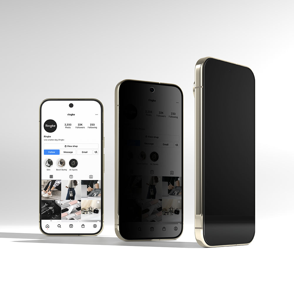 Ochranná fólia na displej Privacy Ringke Easy Slide pre Google Pixel 11 Pro XL / 10 Pro XL / 9 Pro XL, tvrdené sklo, plné lepidlo, sada 2 kusy