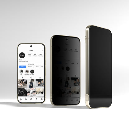 Ochranná fólia na displej Privacy Ringke Easy Slide pre Google Pixel 11 Pro XL / 10 Pro XL / 9 Pro XL, tvrdené sklo, plné lepidlo, sada 2 kusy