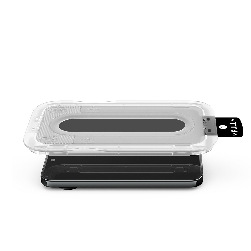 Ochranná fólia na displej Privacy Spigen GlastR EZ FIT Pro pre Google Pixel 11 Pro / 10 Pro, tvrdené sklo, plné lepidlo, sada 2 kusy AGL11481