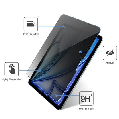 Ochranná fólia na displej Privacy Techsuit ArmorGlass CrystalHD pre Samsung Galaxy Tab A11+ / Tab A9+, tvrdené sklo, plné lepidlo, sada 2 kusy