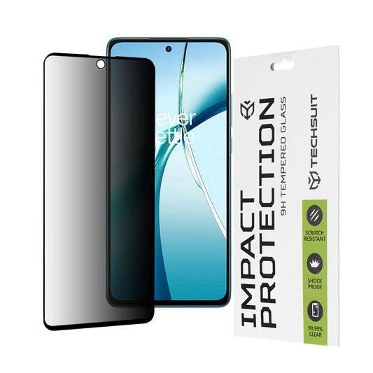 Ochranná fólia na displej Privacy Techsuit pre OnePlus Nord CE4 Lite, tvrdené sklo, plné lepidlo, 111D