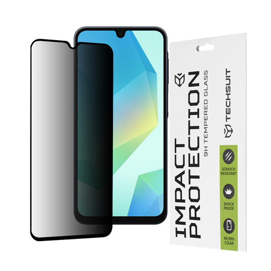 Ochranná fólia na displej Privacy Techsuit pre Samsung Galaxy A16 5G A166 / A16 4G A165, tvrdené sklo, plné lepidlo, 111D