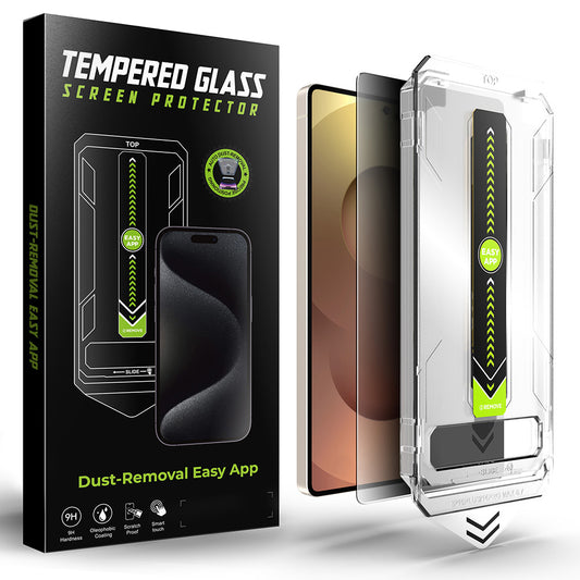 Ochranná fólia na displej Privacy Techsuit TitanGlass CrystalHD pre Samsung Galaxy S25 Ultra S938, bezpečnostné sklo, plné lepidlo