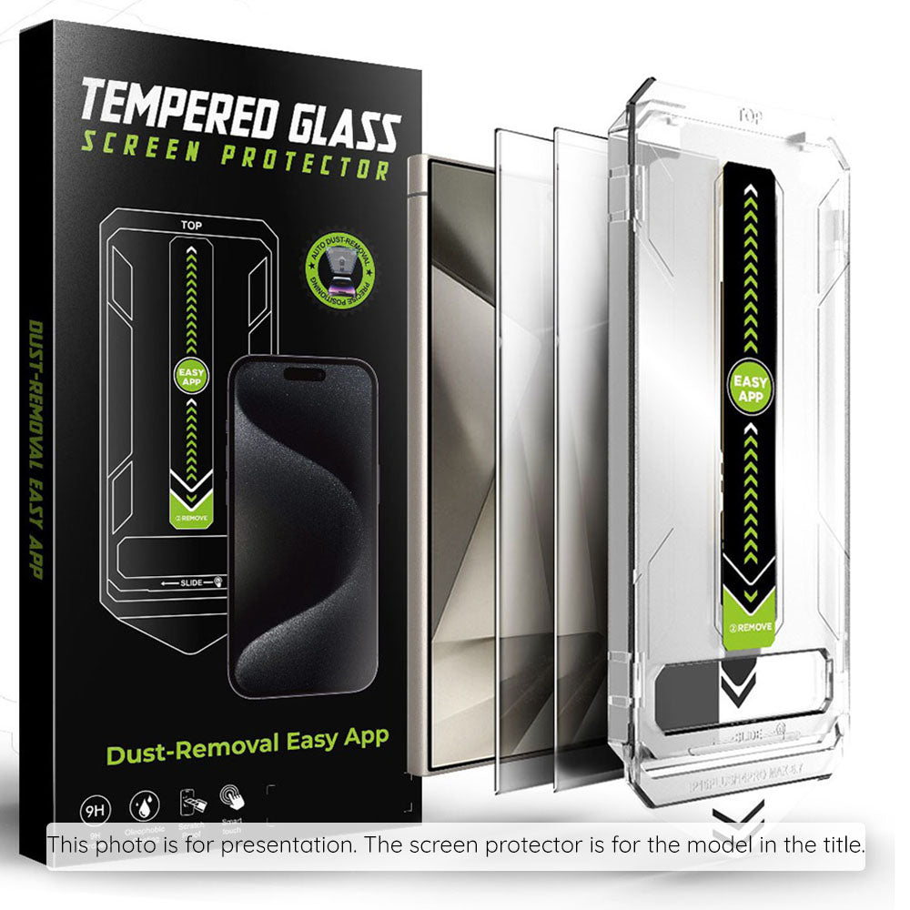 Ochranná fólia na displej Privacy Techsuit TitanGlass CrystalHD pre Samsung Galaxy S25 FE, Kalené sklo, Full Glue, Sada 2 kusy.