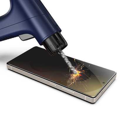 Ochranná fólia na displej Privacy Techsuit TitanGlass CrystalHD pre Samsung Galaxy S26 Plus, Kalené sklo, Full Glue