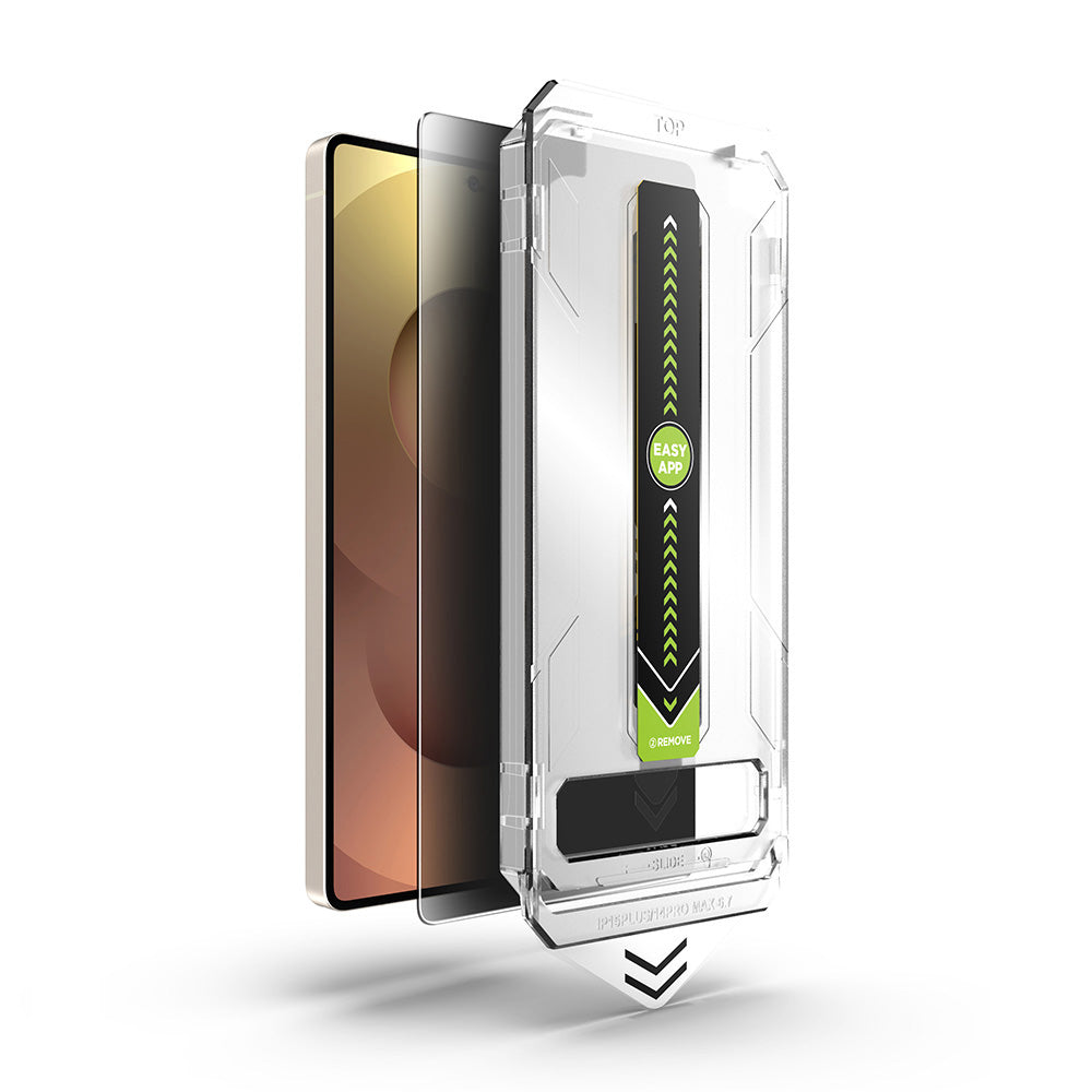 Ochranná fólia na displej Privacy Techsuit TitanGlass CrystalHD pre Samsung Galaxy S26, Kalené sklo, Full Glue