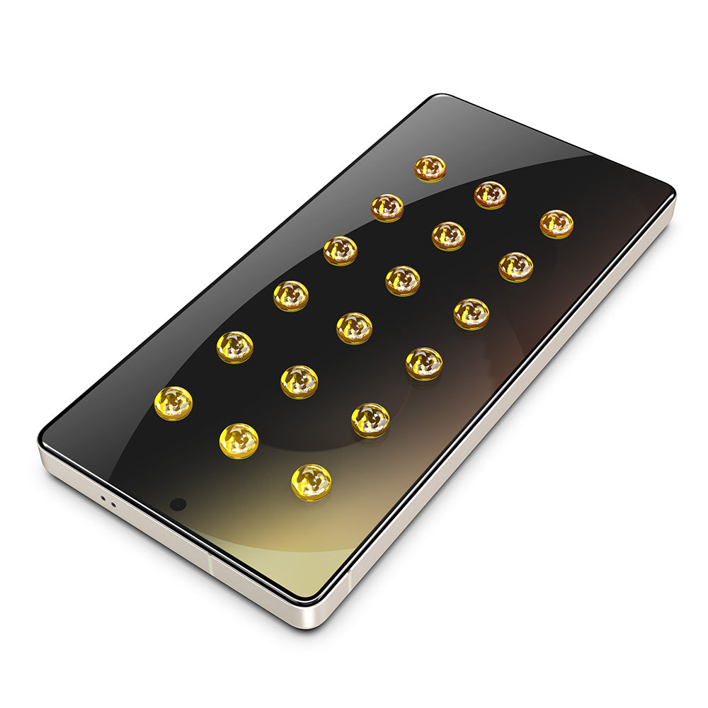 Ochranná fólia na displej Privacy Techsuit TitanGlass CrystalHD pre Samsung Galaxy S26, Kalené sklo, Full Glue