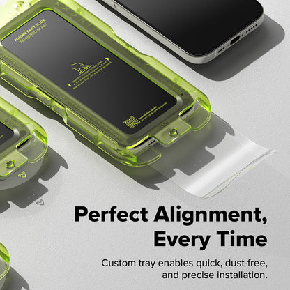 Ochranná fólia na displej Ringke Easy Slide pre Apple iPhone 17, tvrdené sklo, plné lepidlo, sada 2 kusy