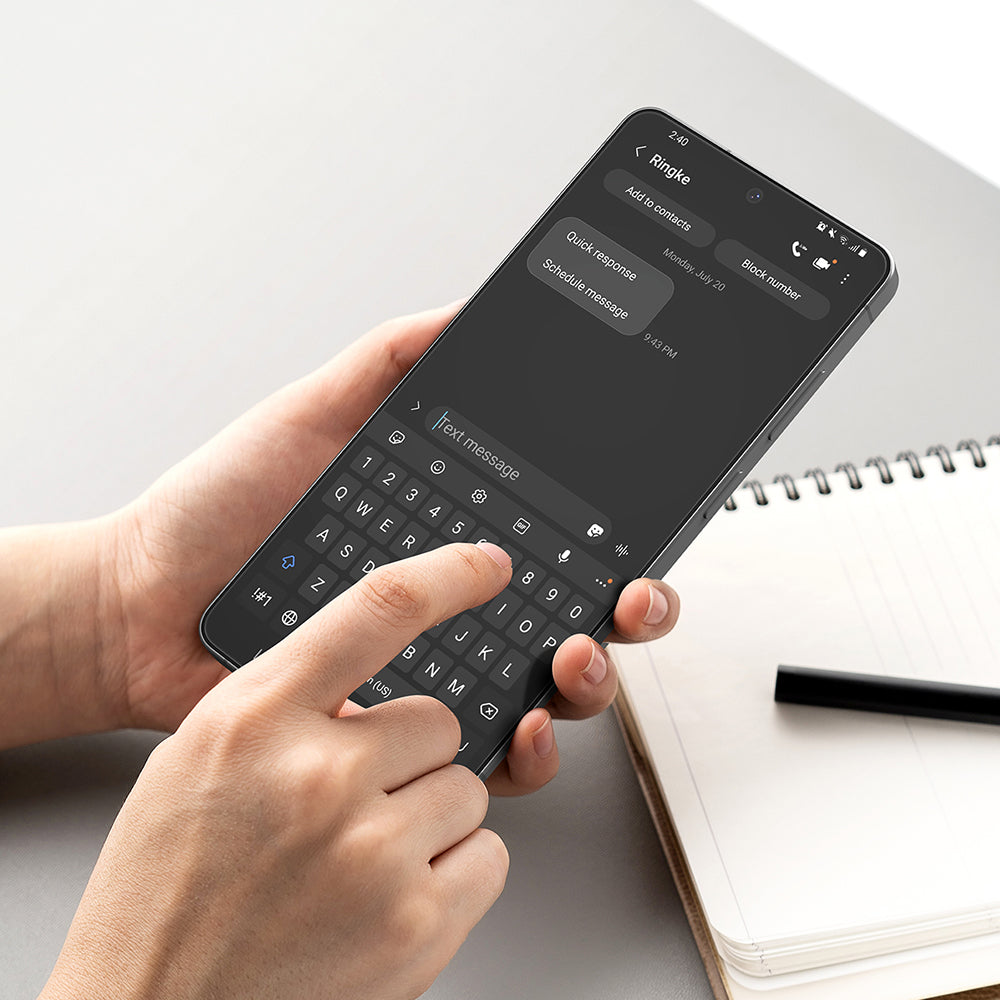 Ochranná fólia na displej Ringke Easy Slide pre Samsung Galaxy S26 Ultra, Tvrdené sklo, Full Glue, Sada 2 kusy